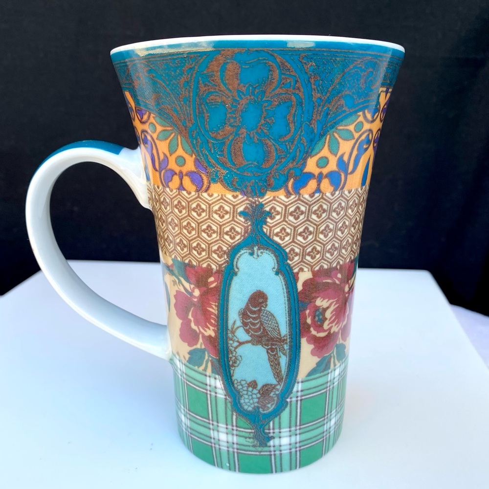 Patina Vie Colorful 5-3/4” Tall Coffee Mug